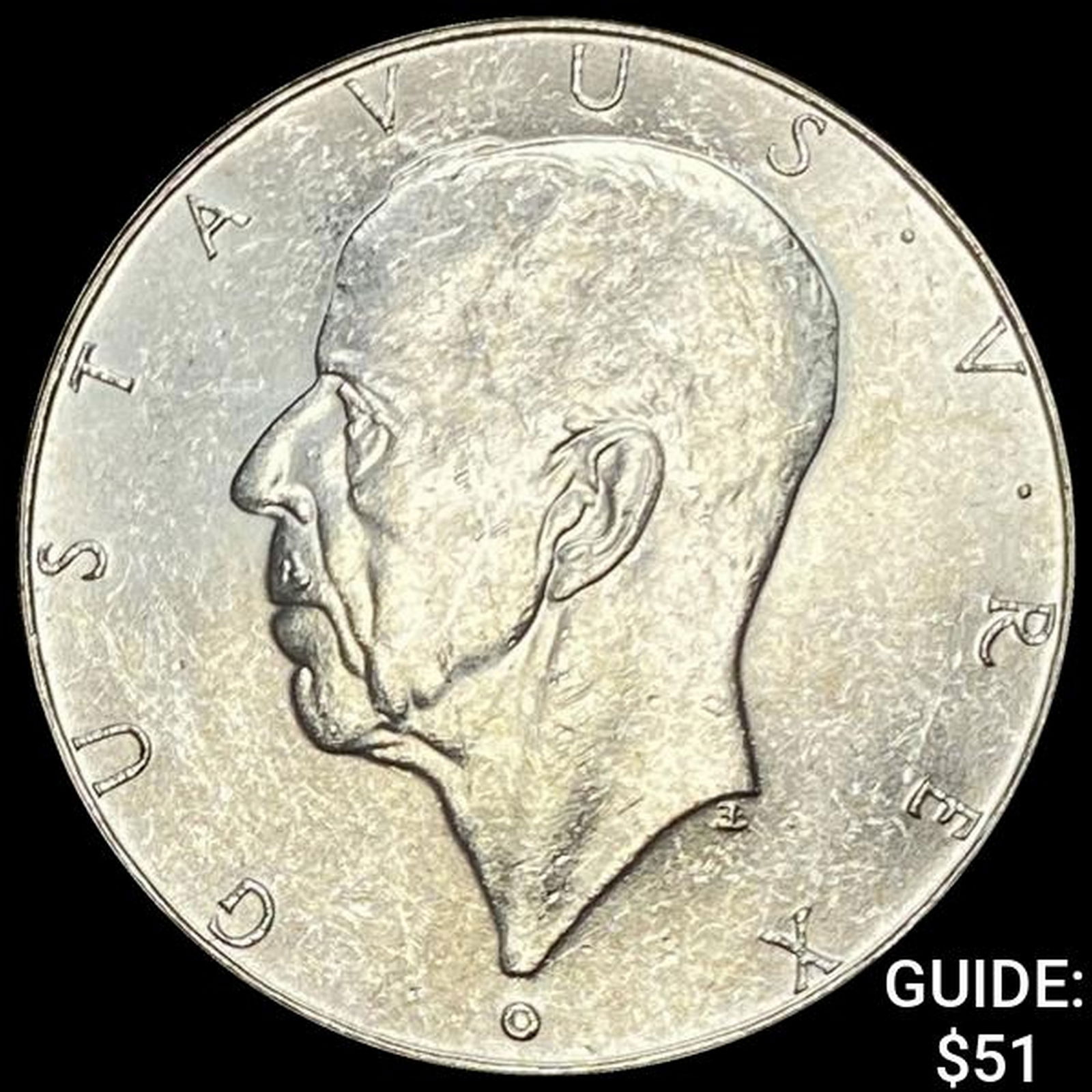 1938 Sweden Silver 2 Kroner UNCIRCULATED (1 of 2)