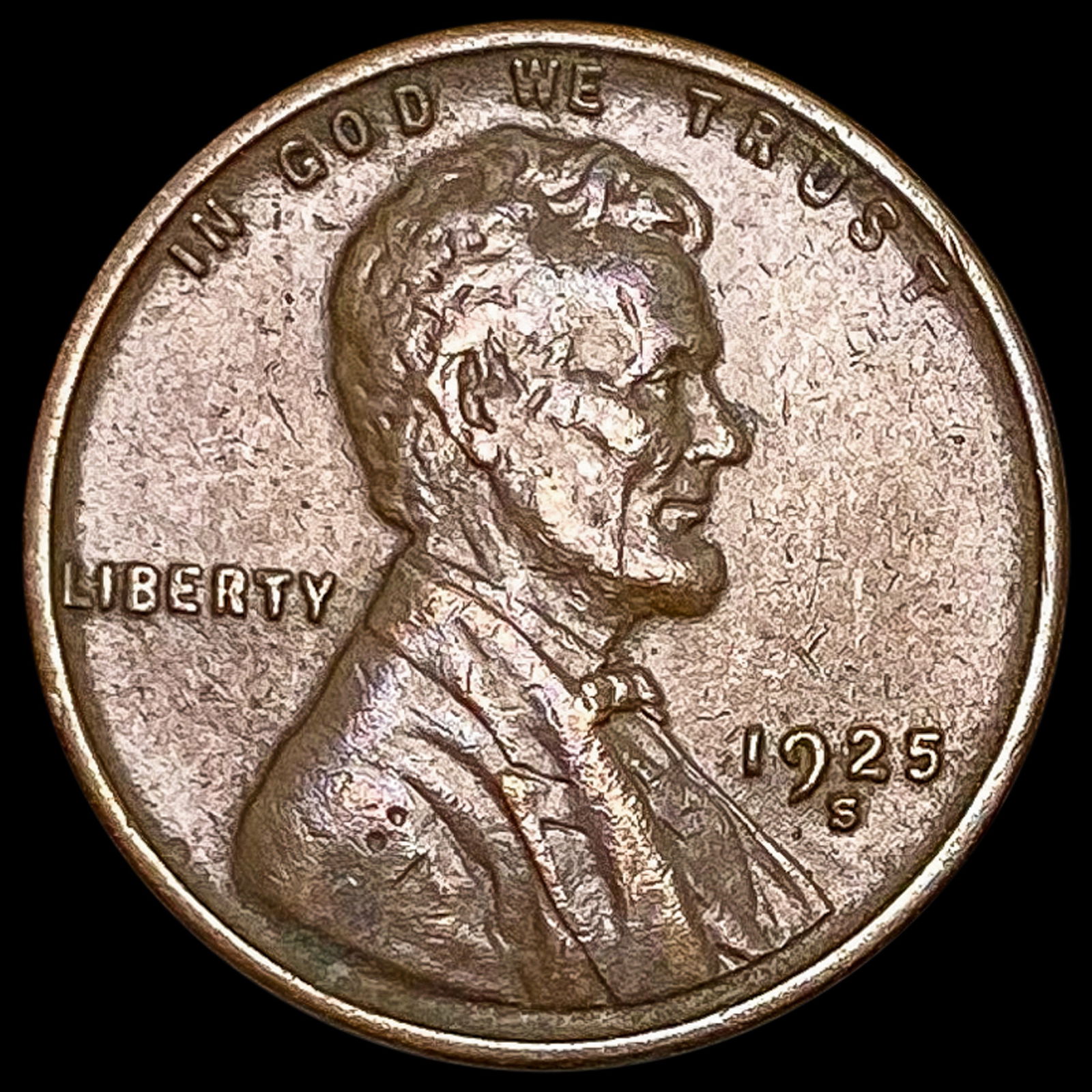 1925-S Lincoln Wheat Cent CLOSELY UNCIRCULATED (1 of 2)