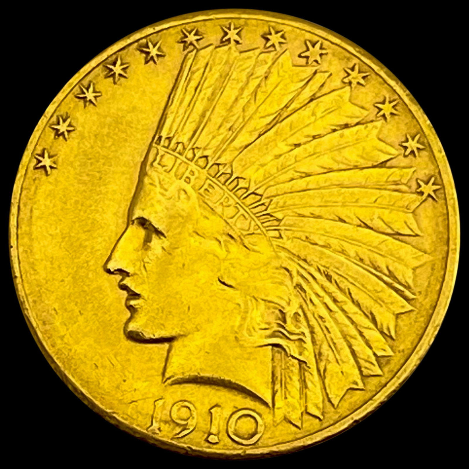 1910-D Indian Head Eagle $10 CLOSELY UNCIRCULATED CLOSELY UNCIRCULATED (1 of 2)