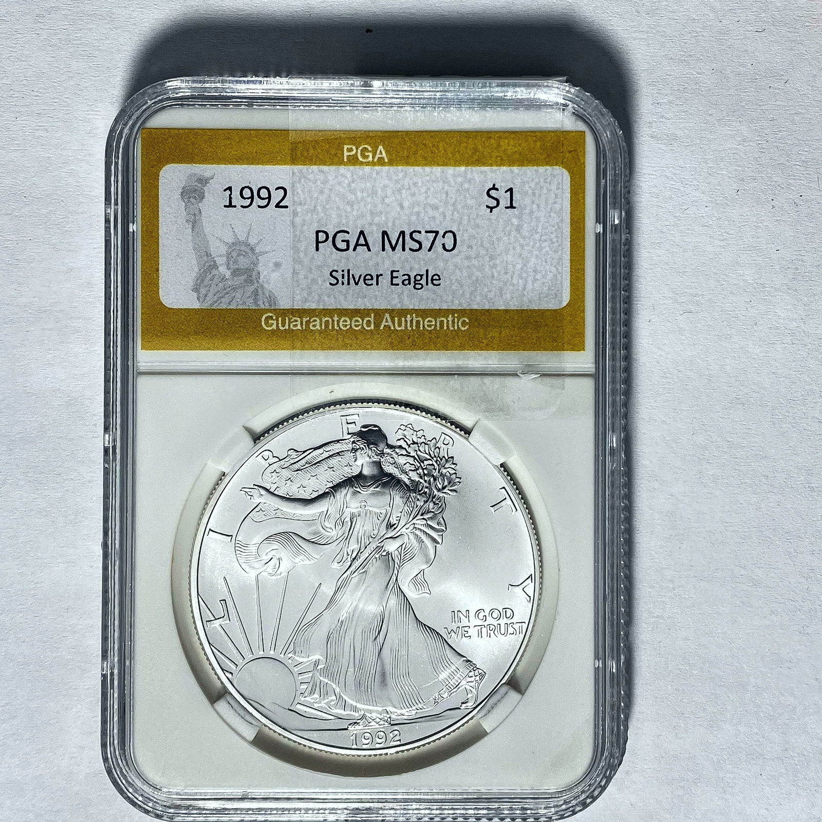 1992 $1 Silver Eagle PGA MS70 (1 of 2)