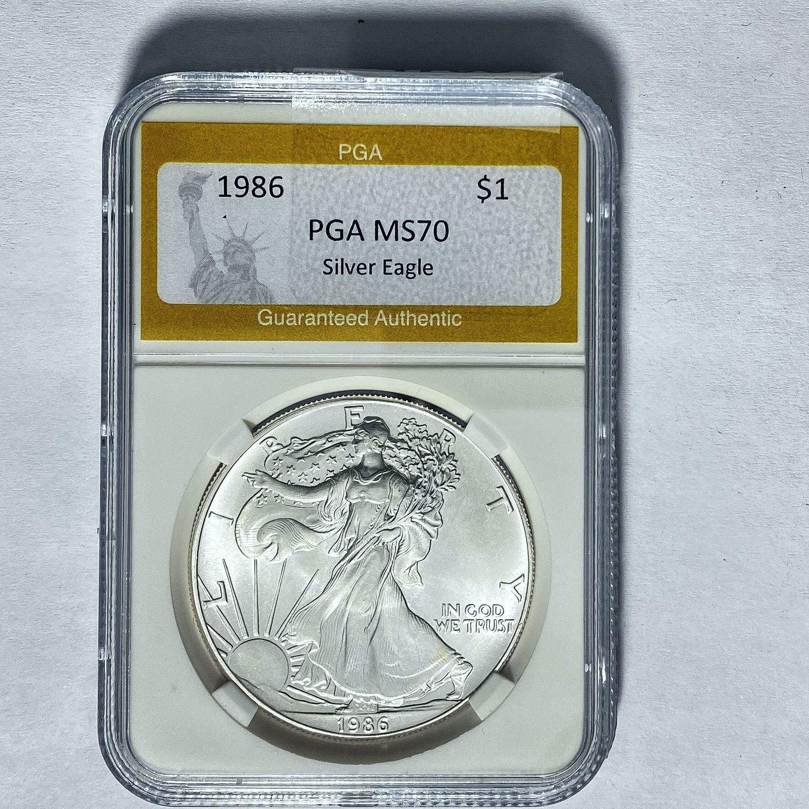 1986 $1 Silver Eagle PGA MS70 (1 of 2)