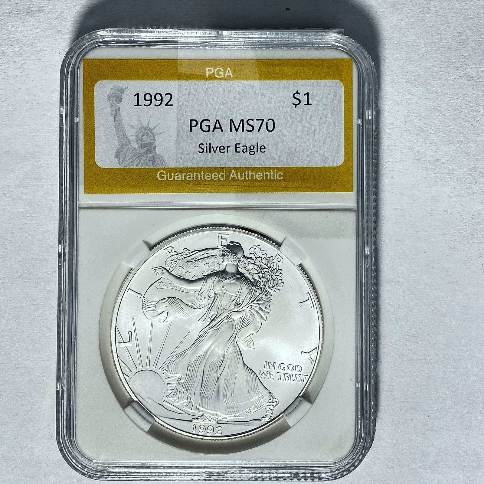 1992 $1 Silver Eagle PGA MS70 (1 of 2)