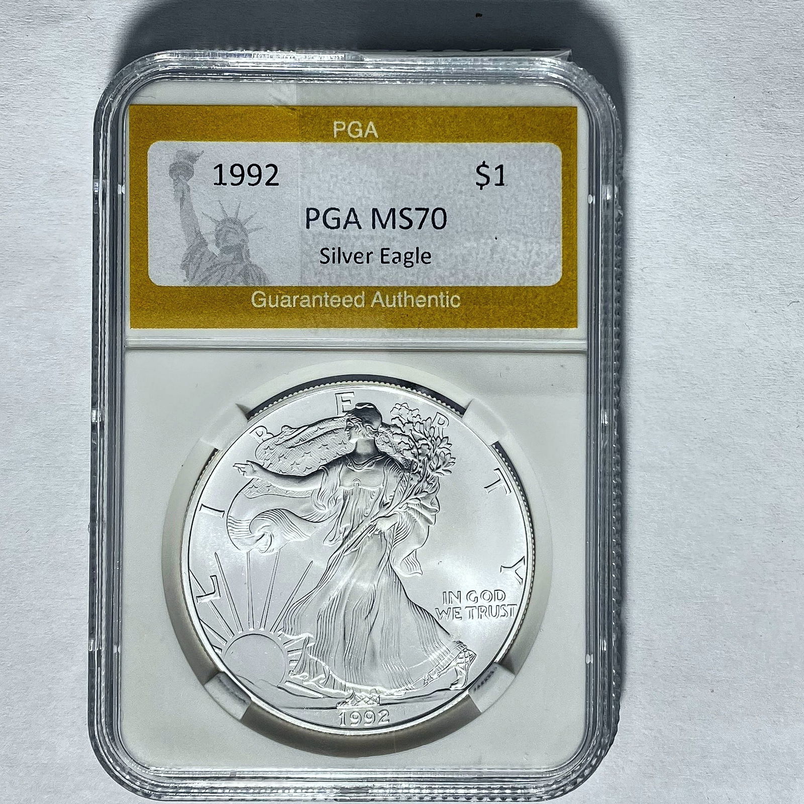 1992 $1 Silver Eagle PGA MS70 (1 of 2)