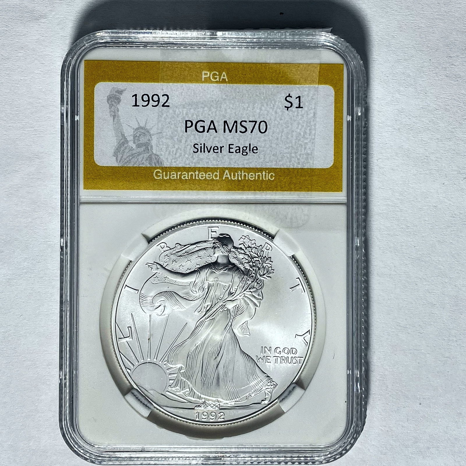 1992 $1 Silver Eagle PGA MS70 (1 of 2)