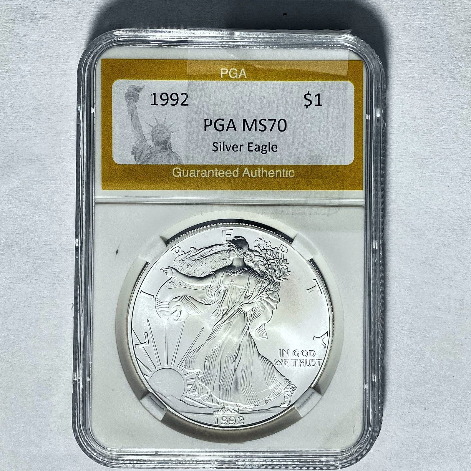 1992 $1 Silver Eagle PGA MS70 (1 of 2)
