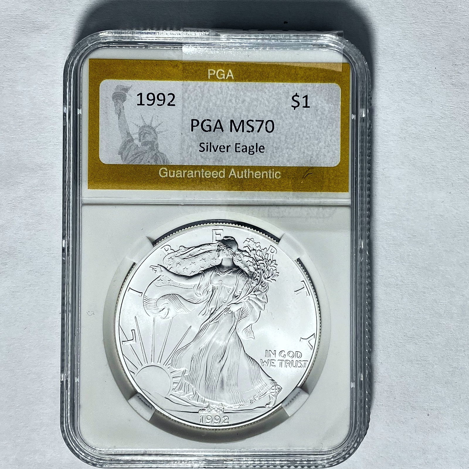 1992 Silver Eagle PGA MS70 (1 of 2)