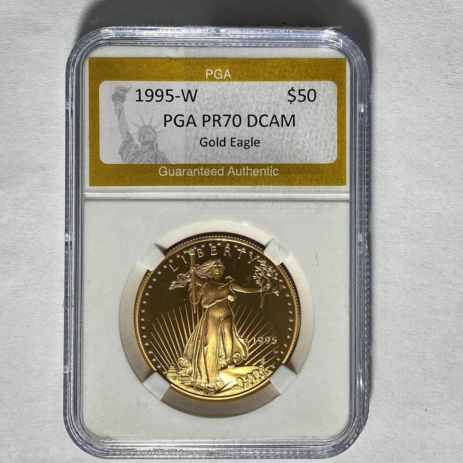 1995-W $50 Gold Eagle PGA PR70 DCAM (1 of 2)