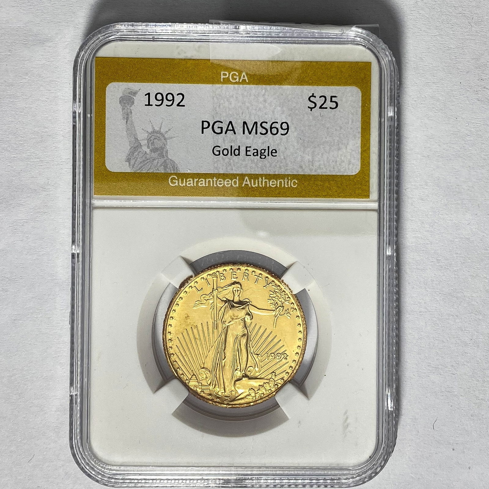 1992 $25 Gold Eagle PGA MS69 (1 of 2)