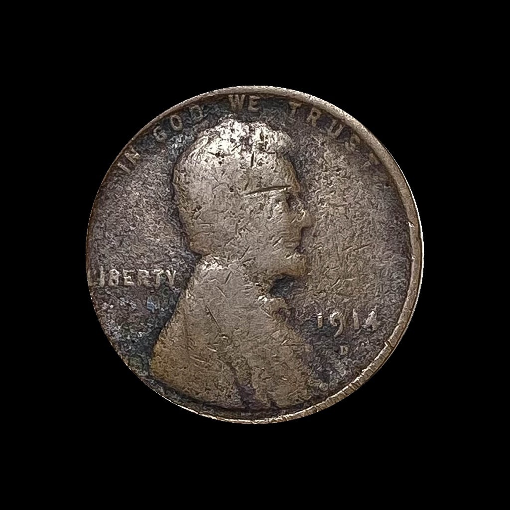 1914-D Lincoln Wheat Cent NICELY CIRCULATED (1 of 2)
