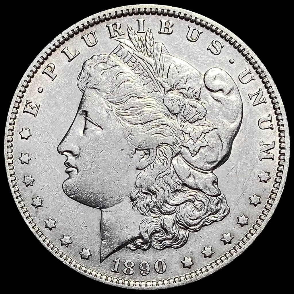 1890-O Morgan Silver Dollar CLOSELY UNCIRCULATED (1 of 2)