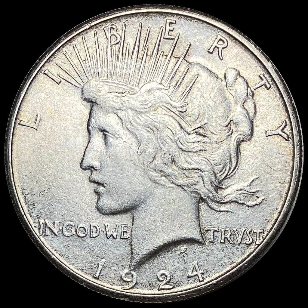 1924-S Silver Peace Dollar UNCIRCULATED (1 of 2)
