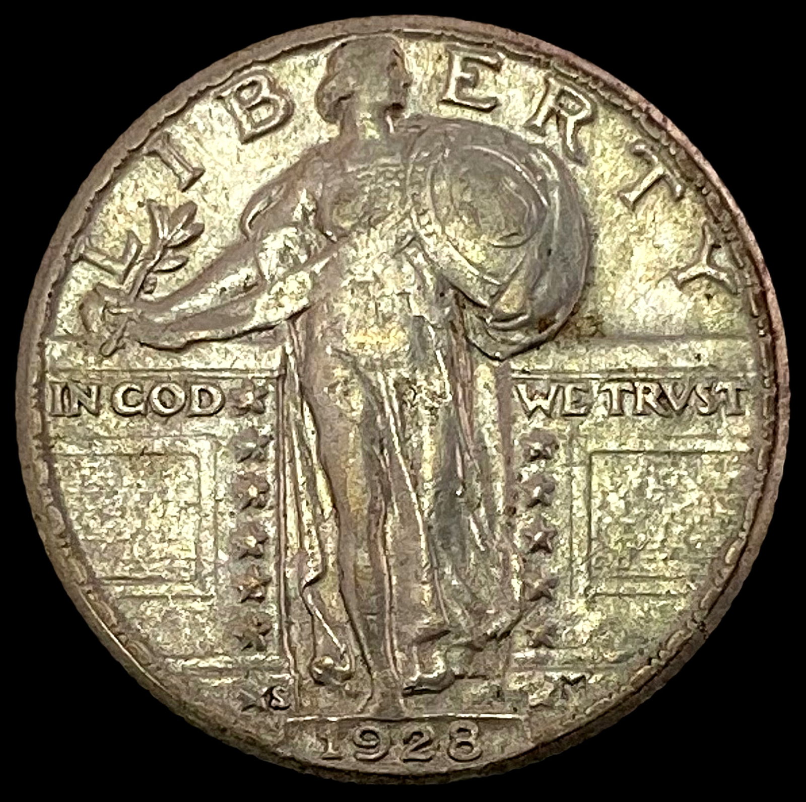 1928-S Silver Standing Liberty Quarter UNCIRCULATED: 1928-S Silver Standing Liberty Quarter UNCIRCULATED