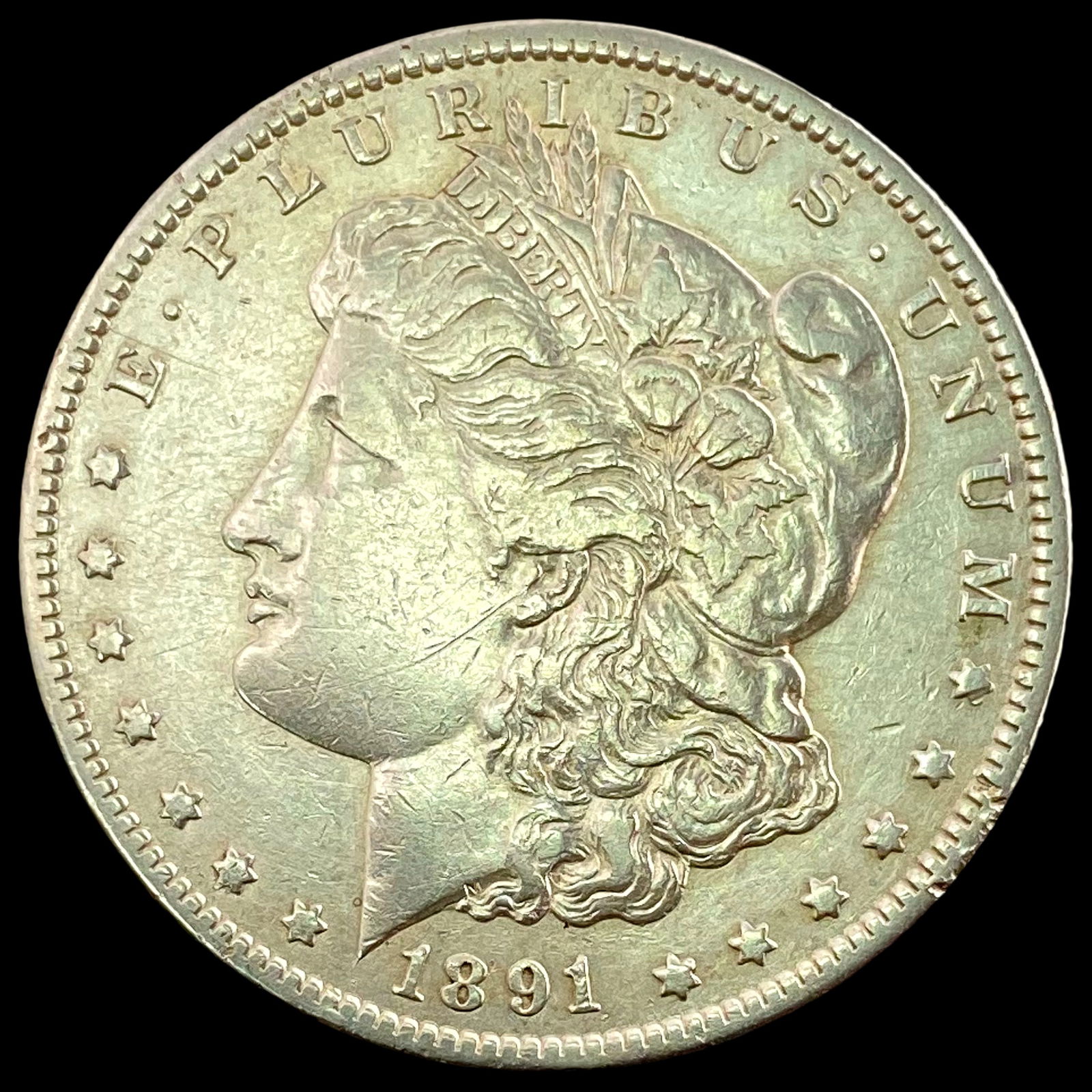 1891-CC Silver Morgan Dollar CLOSELY UNCIRCULATED (1 of 2)