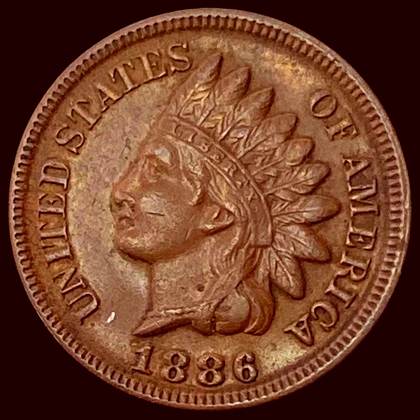 1886 Indian Head Cent CHOICE AU (1 of 2)