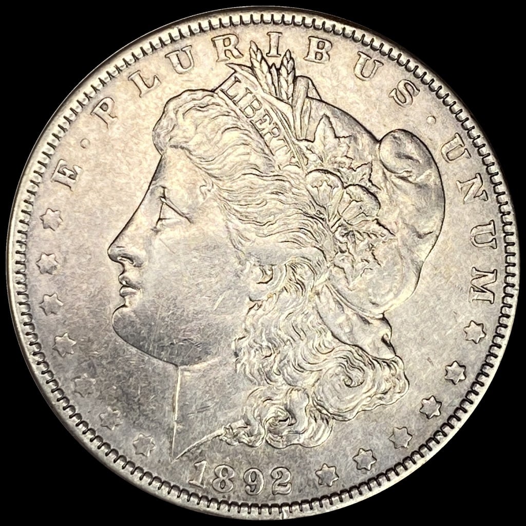 1892 Silver Morgan Dollar CLOSELY UNCIRCULATED (1 of 2)