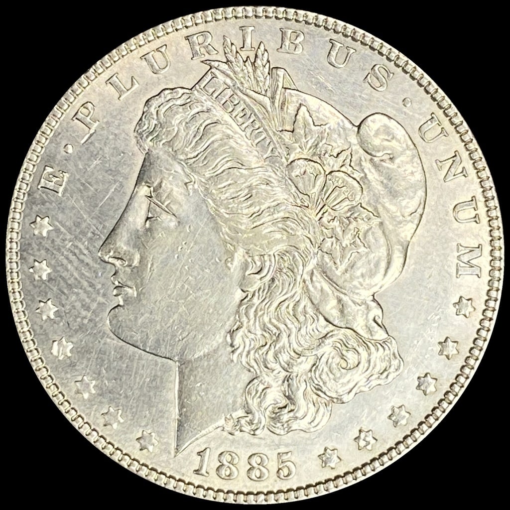 1885 Silver Morgan Dollar GEM BU (1 of 2)