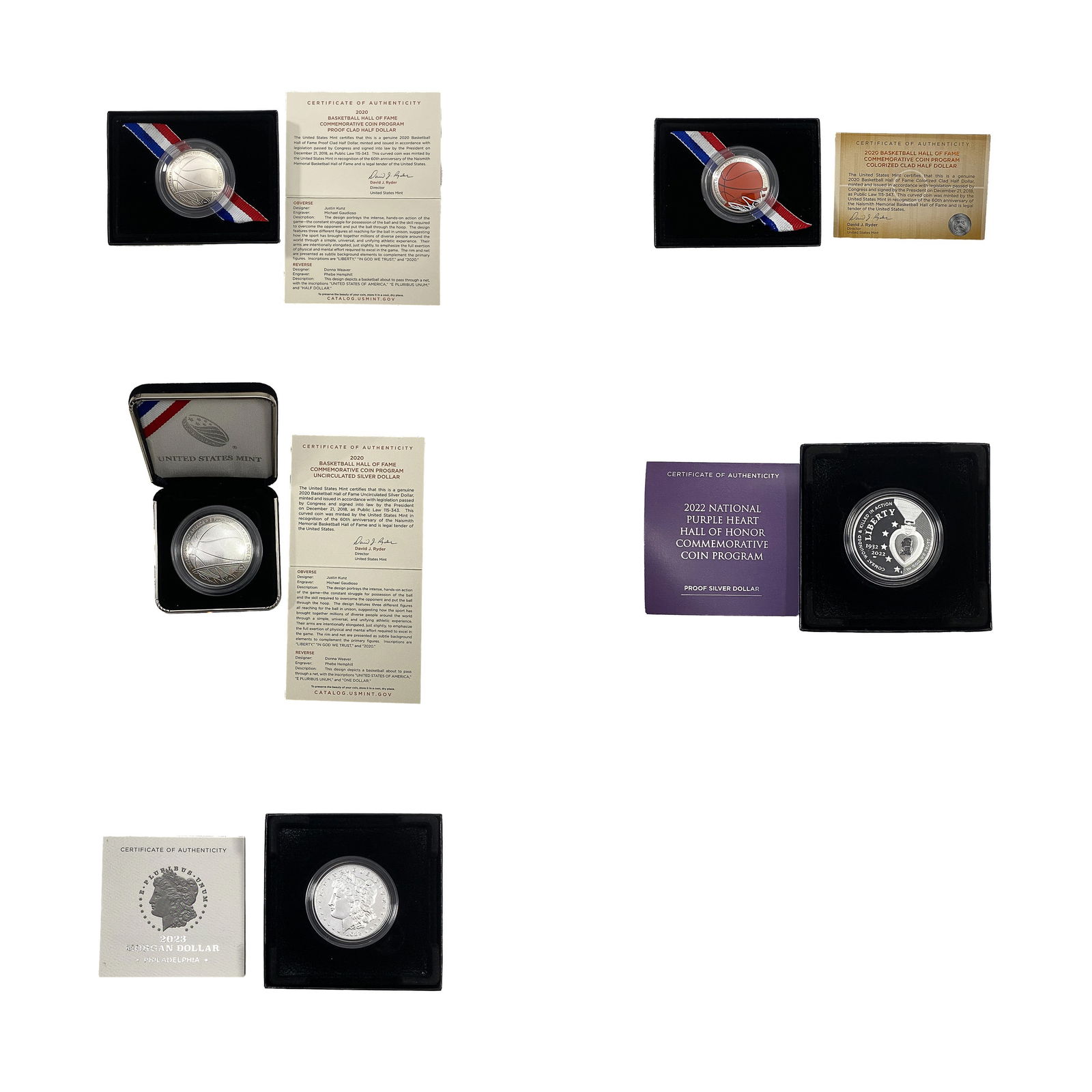 2020-2023 [5] U.S. Commemorative Coins (1 of 11)