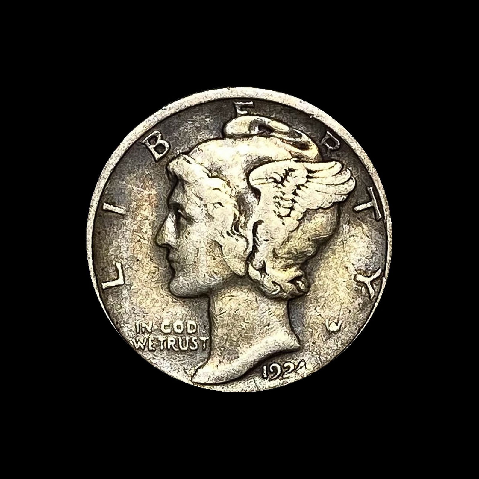 1924-D Silver Mercury Dime LIGHTLY CIRCULATED (1 of 2)