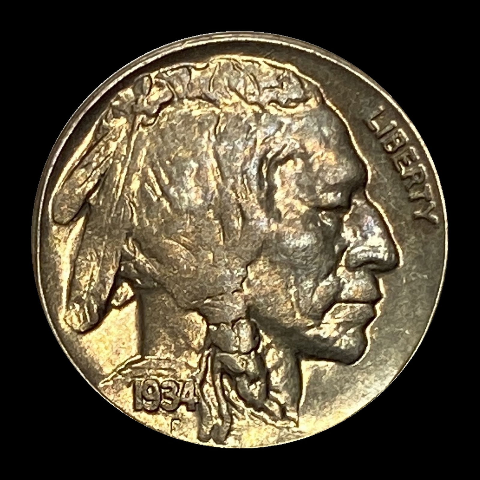 1934-D Buffalo Nickel CLOSELY UNCIRCULATED (1 of 2)