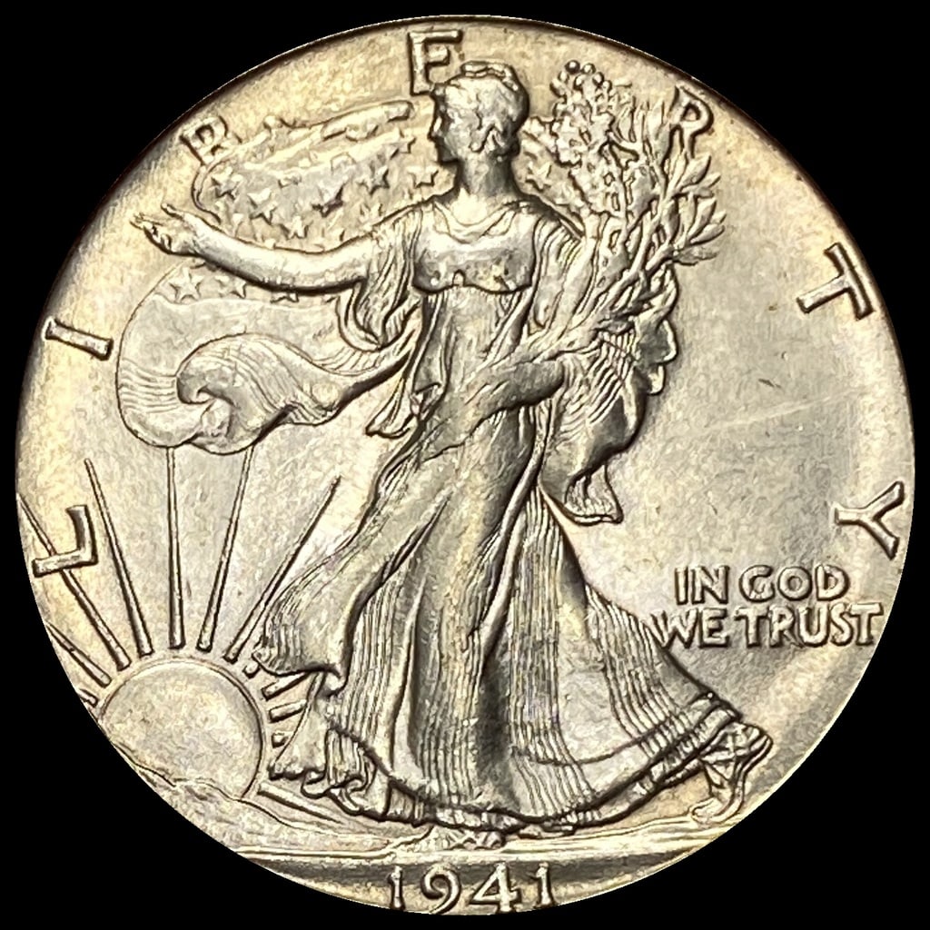 1941-D Silver Half Dollar (Walking Liberty) UNCIRCULATED (1 of 2)