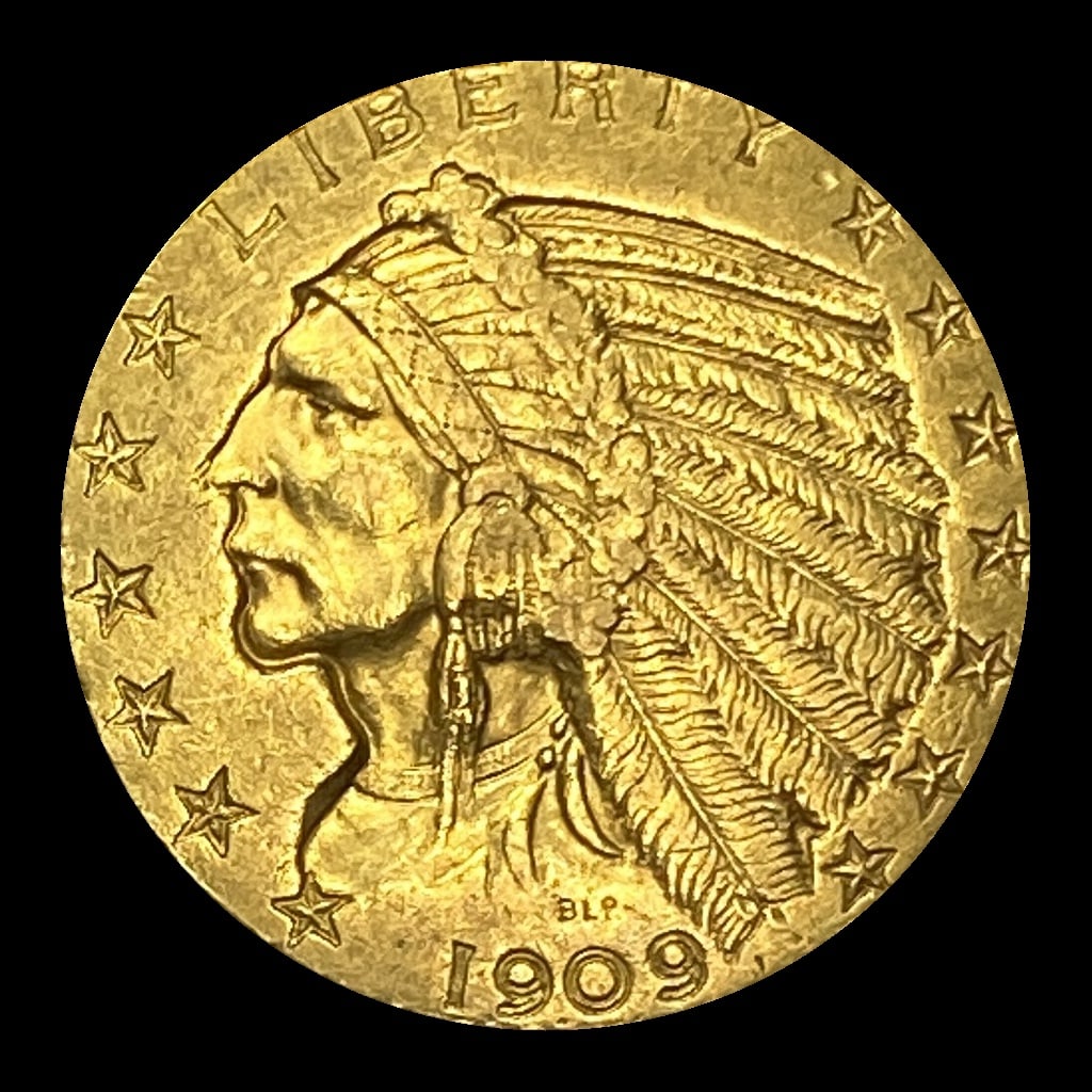 1909 Indian Head Half Eagle $5 Gold UNCIRCULATED (1 of 2)
