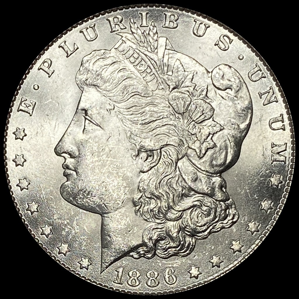 1886 Silver Morgan Dollar CLOSELY UNCIRCULATED (1 of 2)