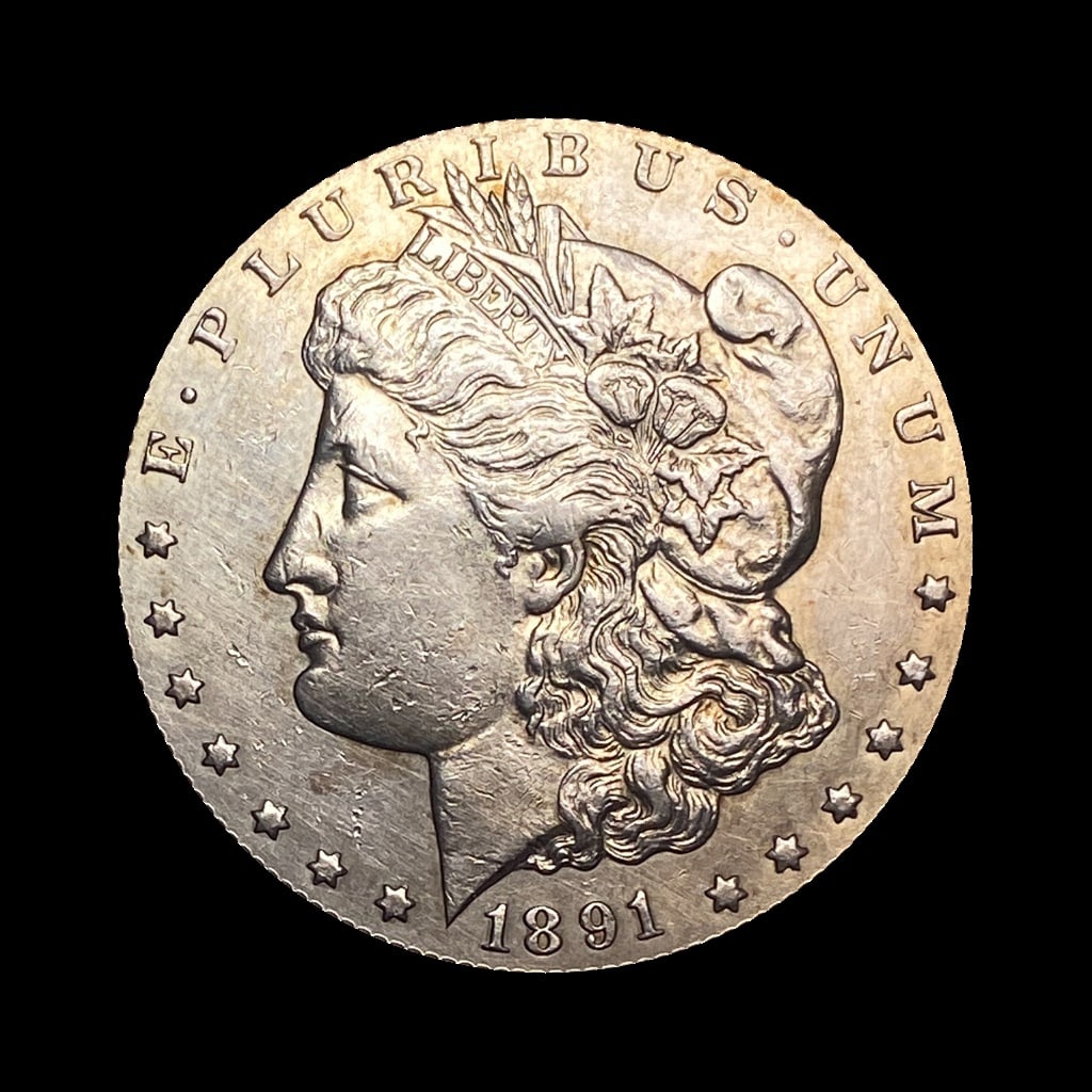 1891-CC Silver Morgan Dollar CLOSELY UNCIRCULATED (1 of 2)