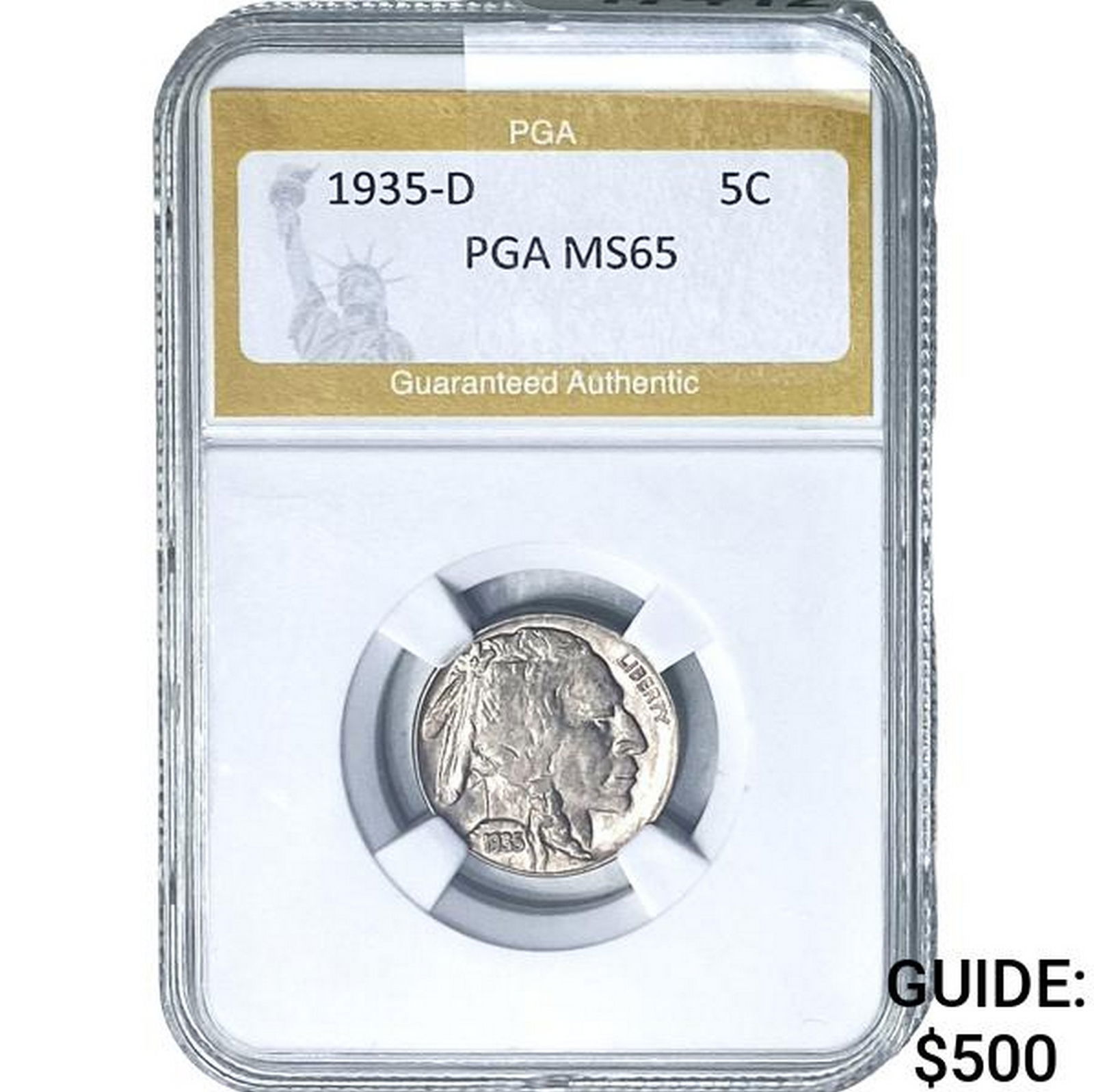 1935-D Buffalo Nickel PGA MS65 (1 of 2)