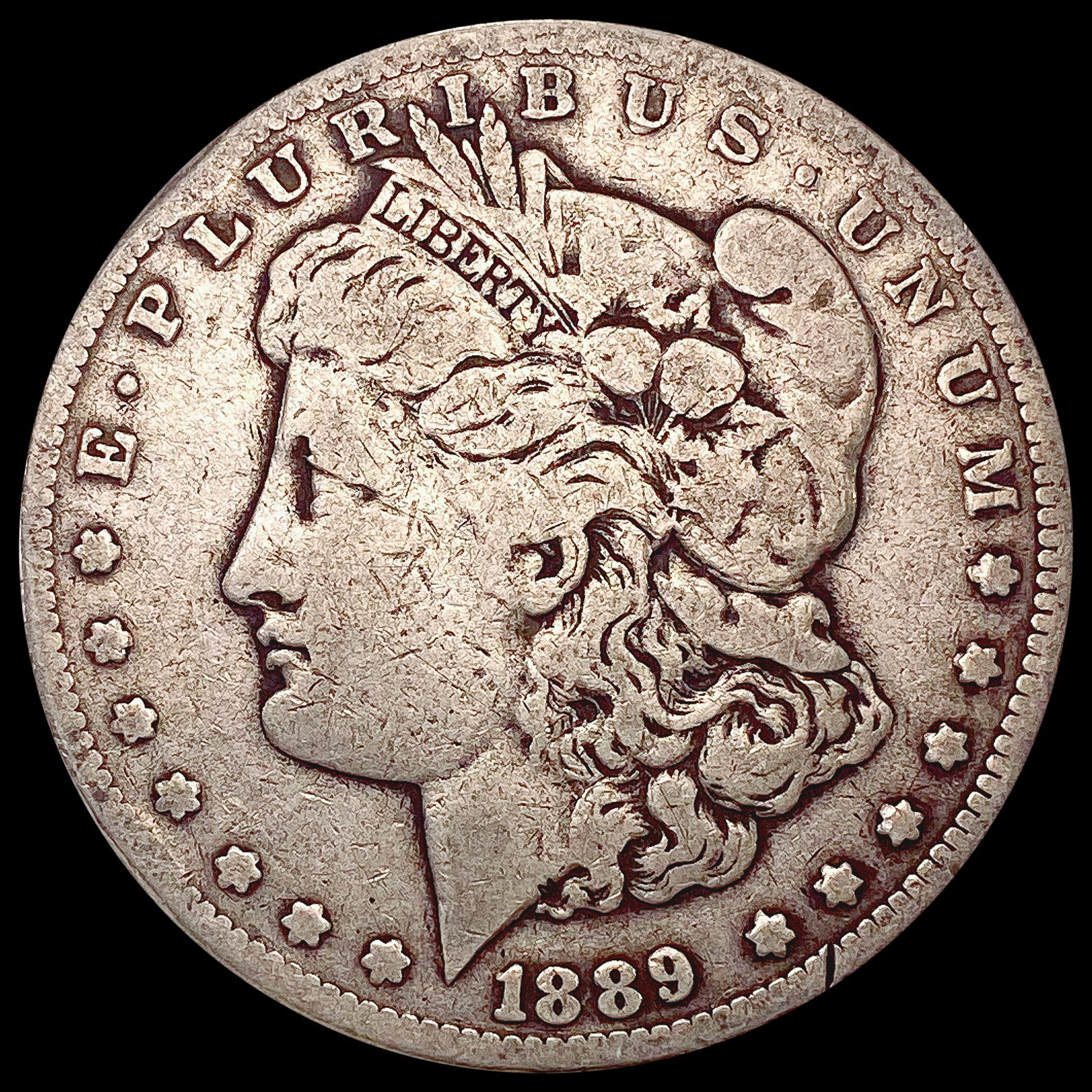 1889-CC Morgan Silver Dollar NICELY CIRCULATED (1 of 2)