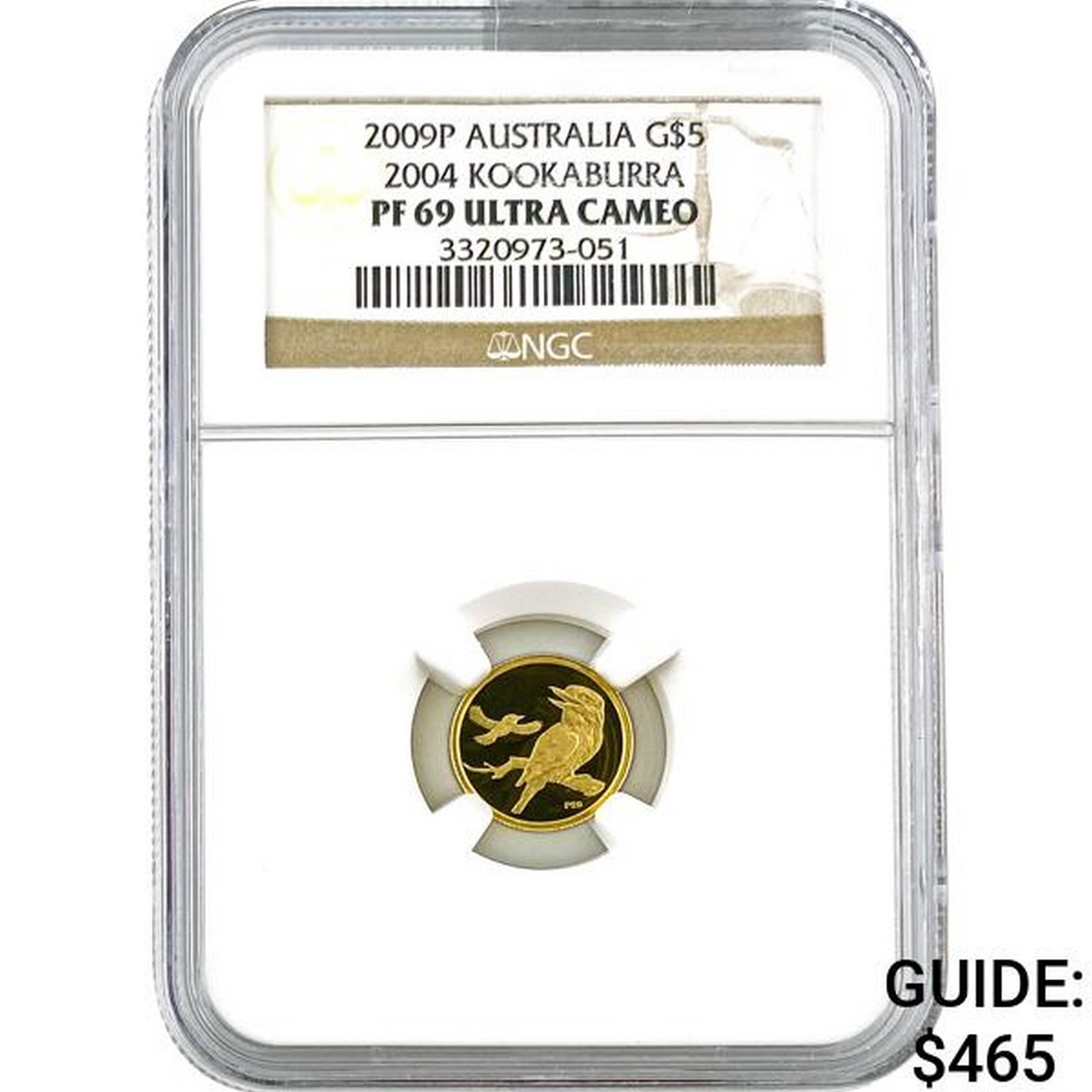 2009P Australia G$5 1/20th oz AGW NGC PF69: 2009P Australia G$5 1/20th oz AGW NGC PF69