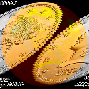 1844-O $10 Gold Eagle CHOICE BU+: 1844-O $10 Gold Eagle CHOICE BU+