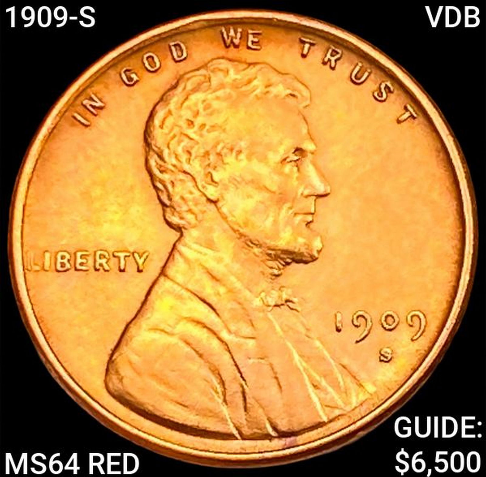 1909-S VDB Wheat Cent CHOICE BU RD (1 of 2)