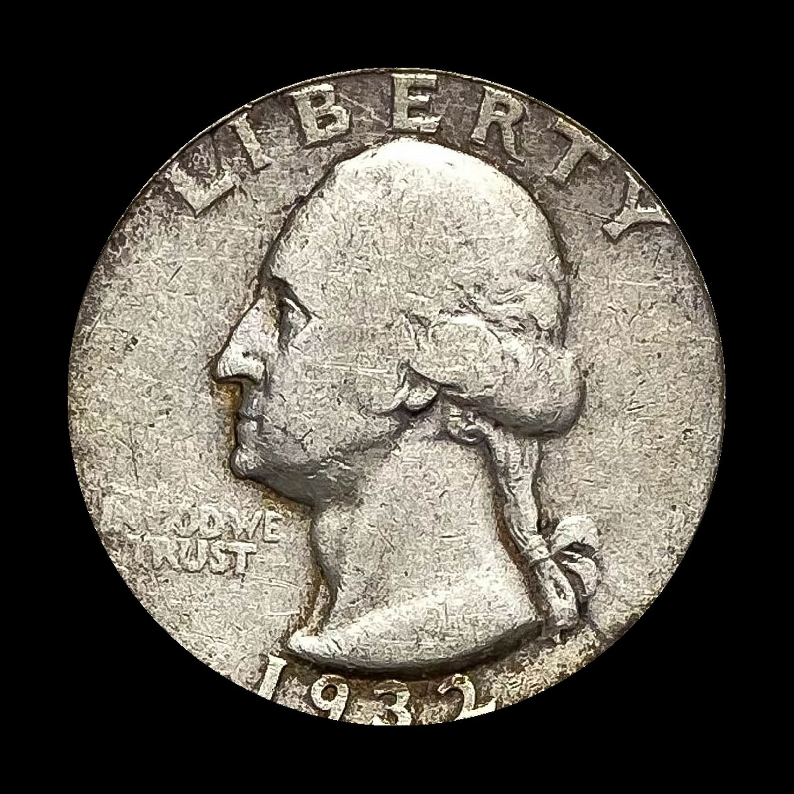 1932-S Silver Washington Quarter LIGHTLY CIRCULATED (1 of 2)