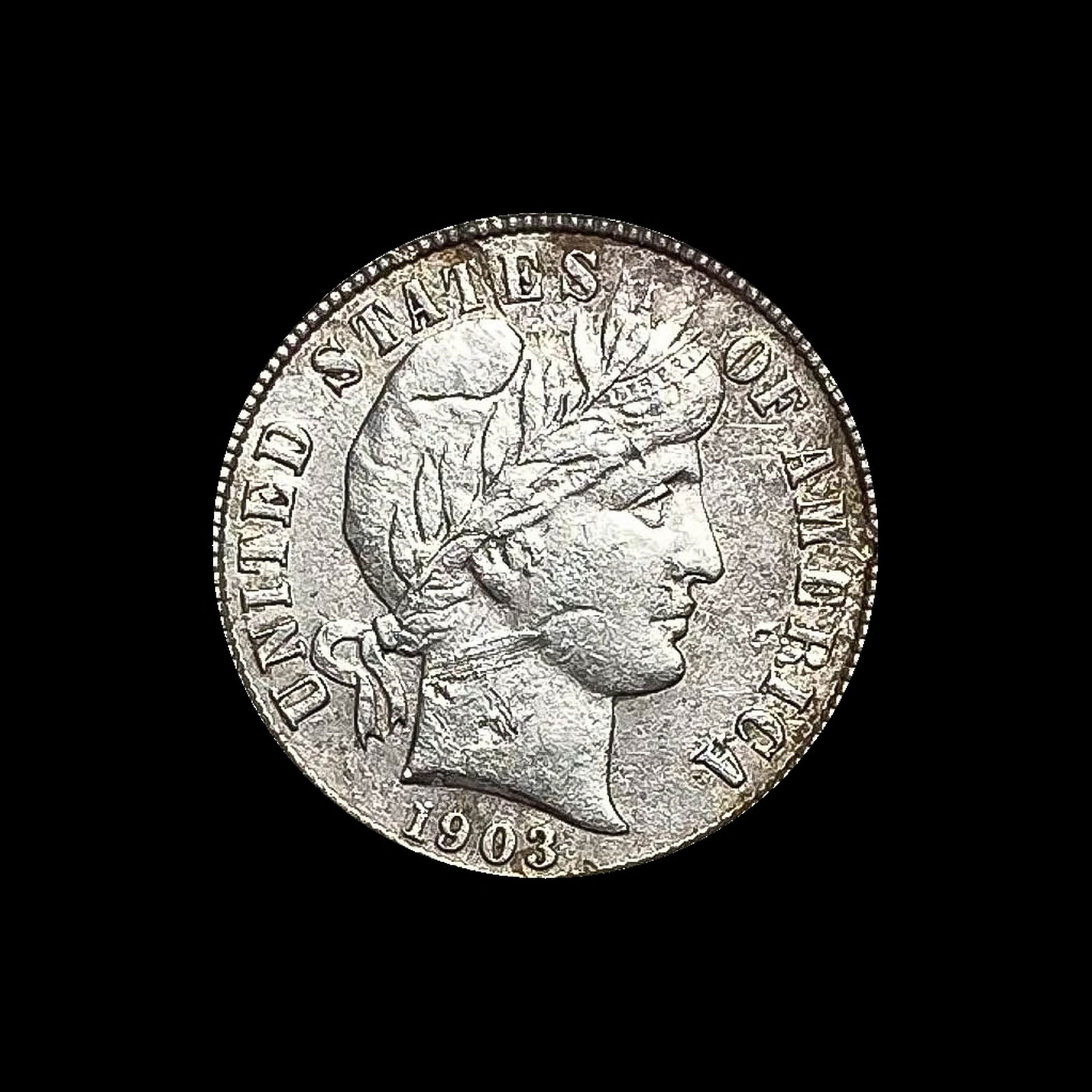 1903-S Silver Barber Dime CLOSELY UNCIRCULATED (1 of 2)