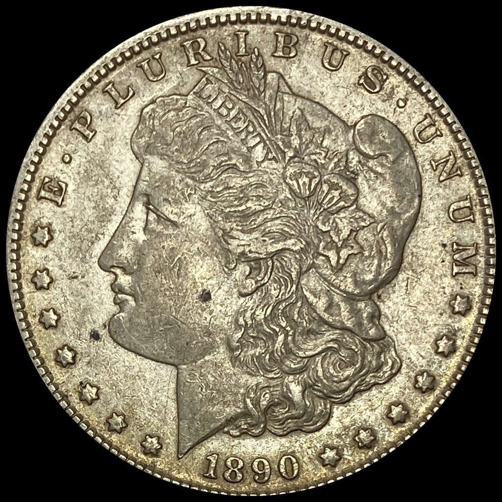 1890-S Silver Morgan Dollar CLOSELY UNCIRCULATED (1 of 2)