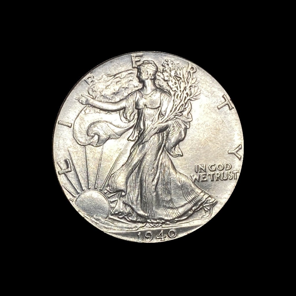 1940 Silver Half Dollar Walking Liberty UNCIRCULATED (1 of 2)