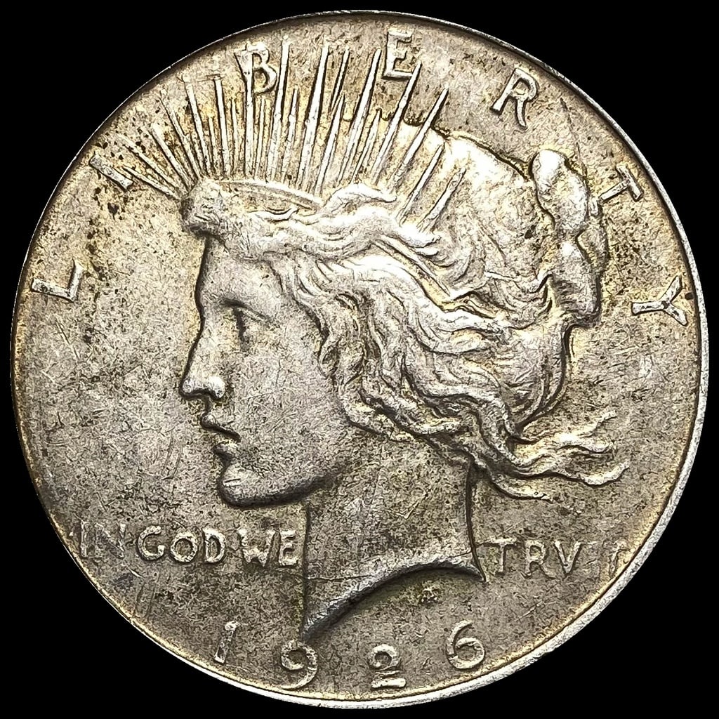 1926-D Silver Peace Dollar NEARLY UNCIRCULATED (1 of 2)