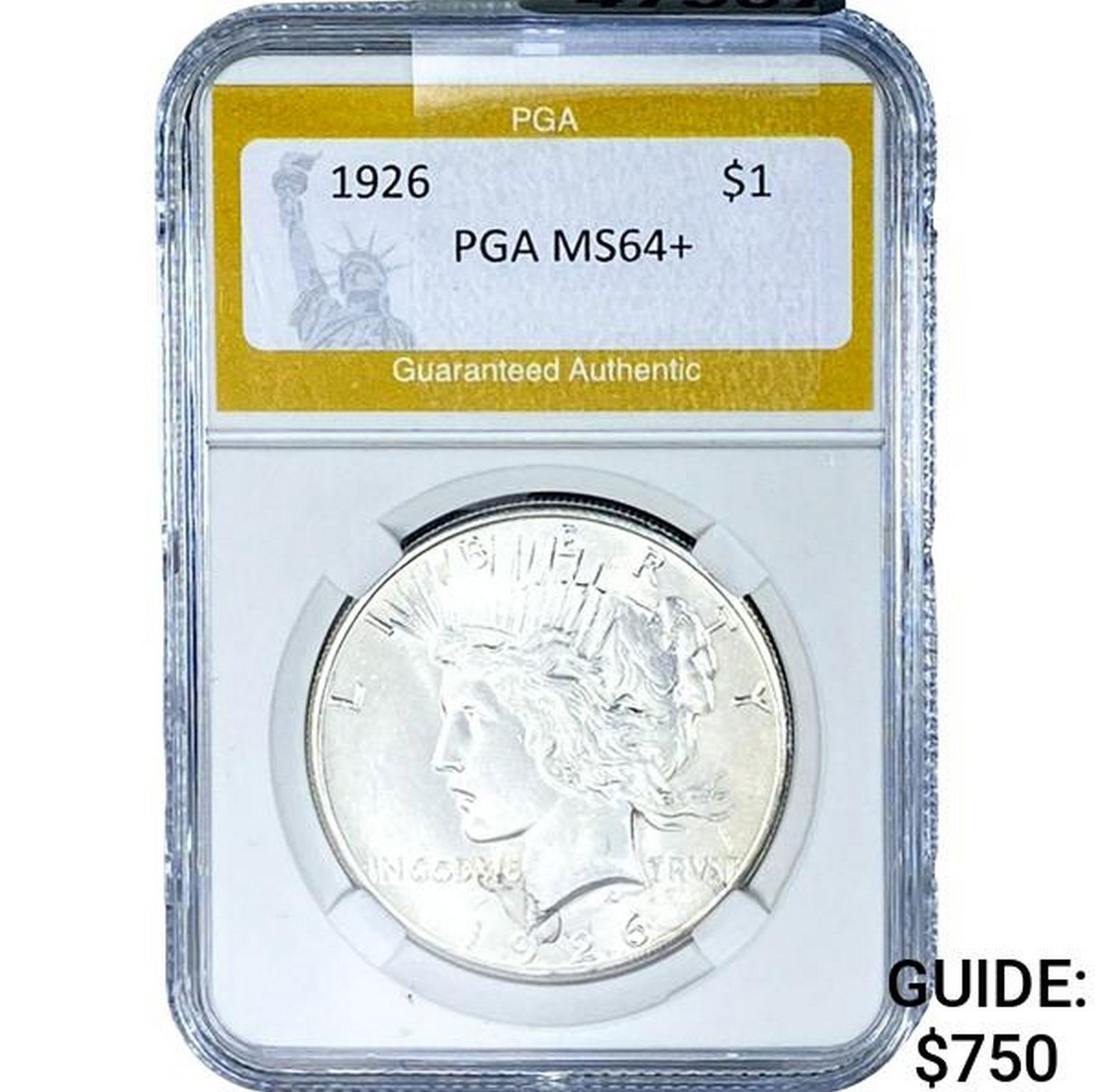 1926 Silver Peace Dollar PGA MS64+ (1 of 2)