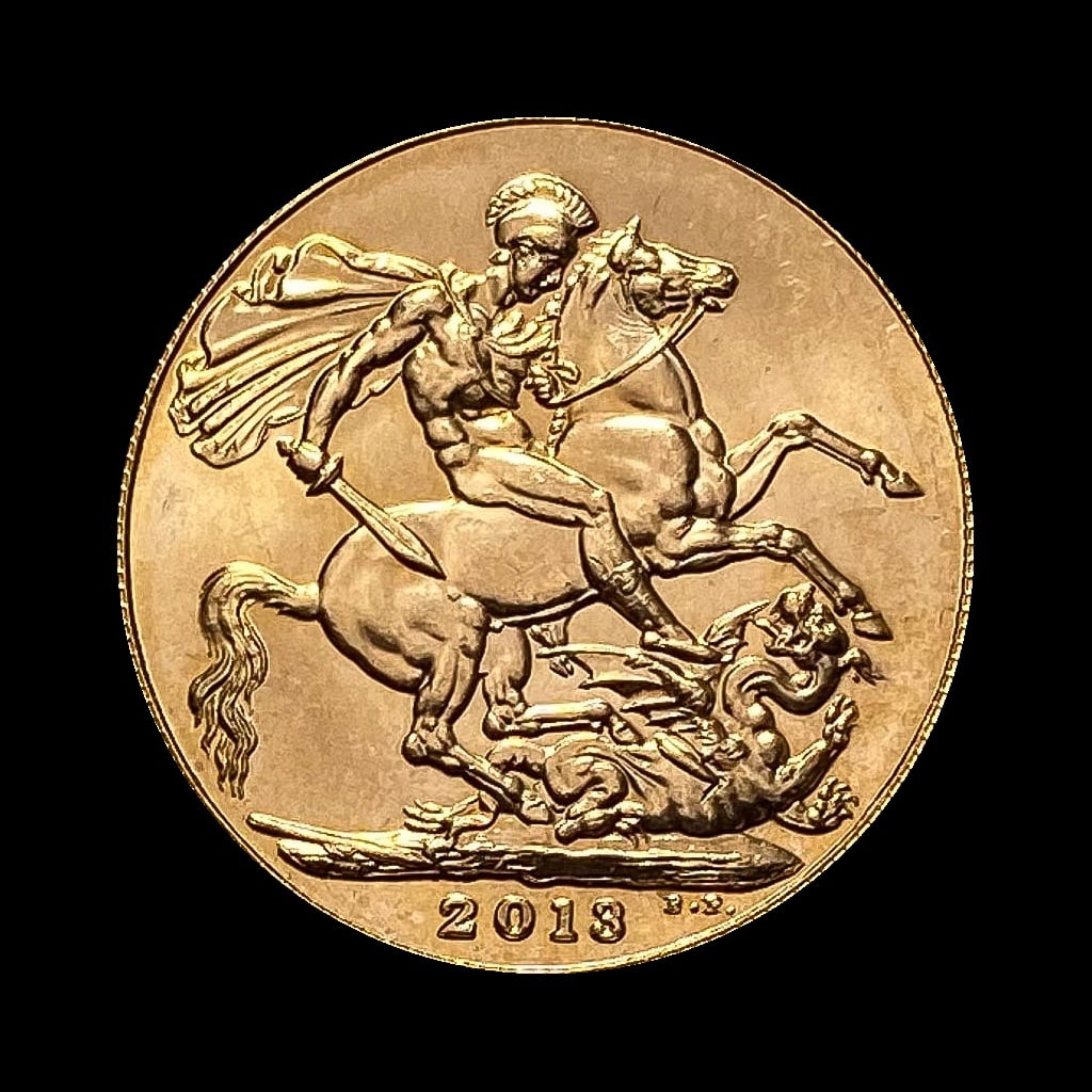 2013 Gold UK Sovereign .2355oz AGW GEM BU: 2013 Gold UK Sovereign .2355oz AGW GEM BU