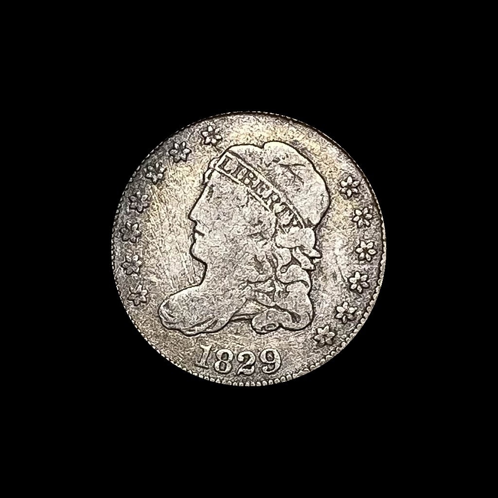 1829 Capped Bust Half Dime LIGHTLY CIRCULATED (1 of 2)