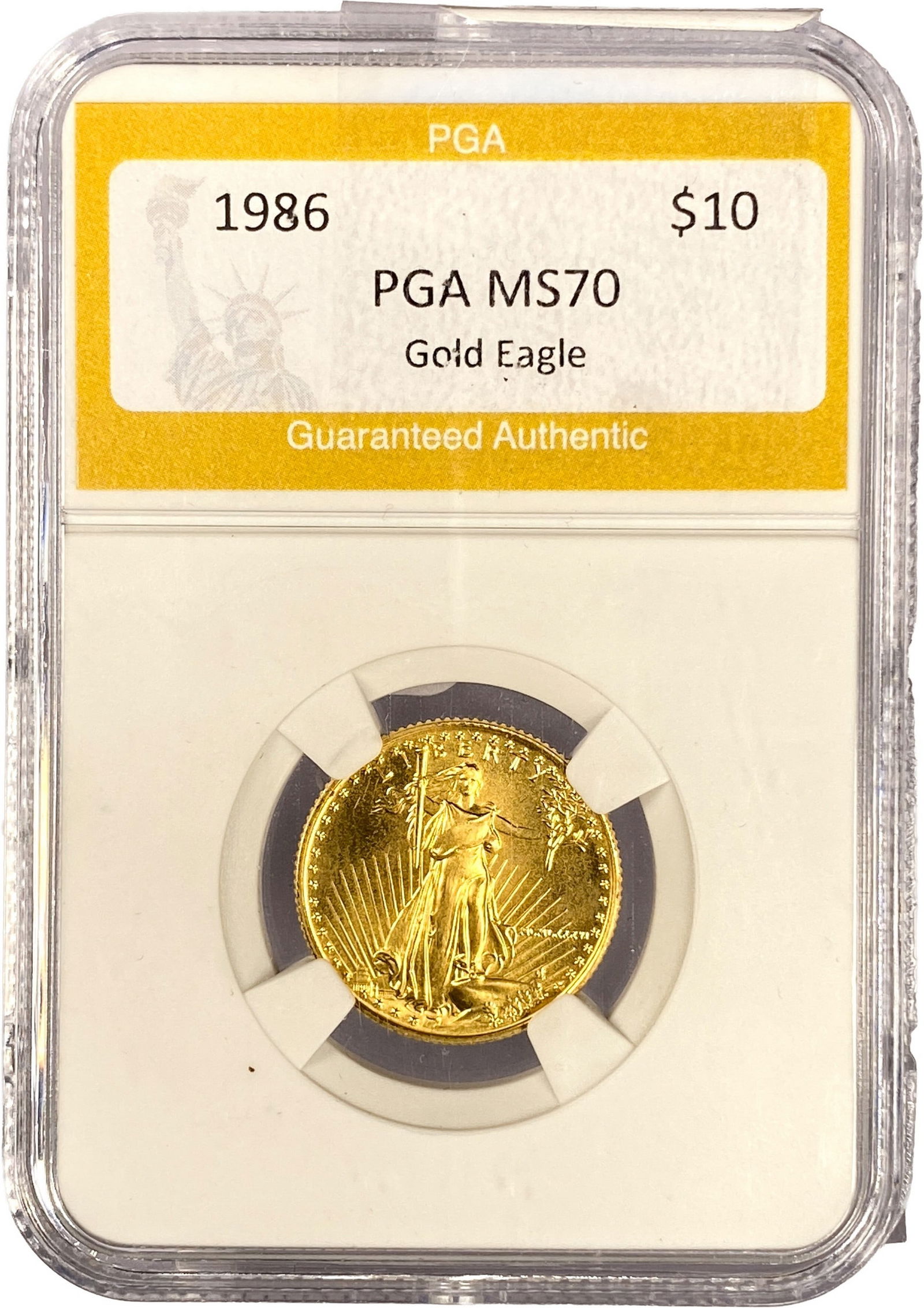1986 $10 Gold Eagle PGA MS70 (1 of 2)