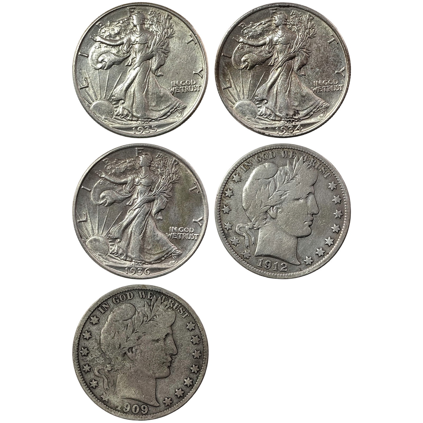 1909-1936 [5] Walking Liberty Half Dollar: 1909-1936 [5] Walking Liberty Half Dollar