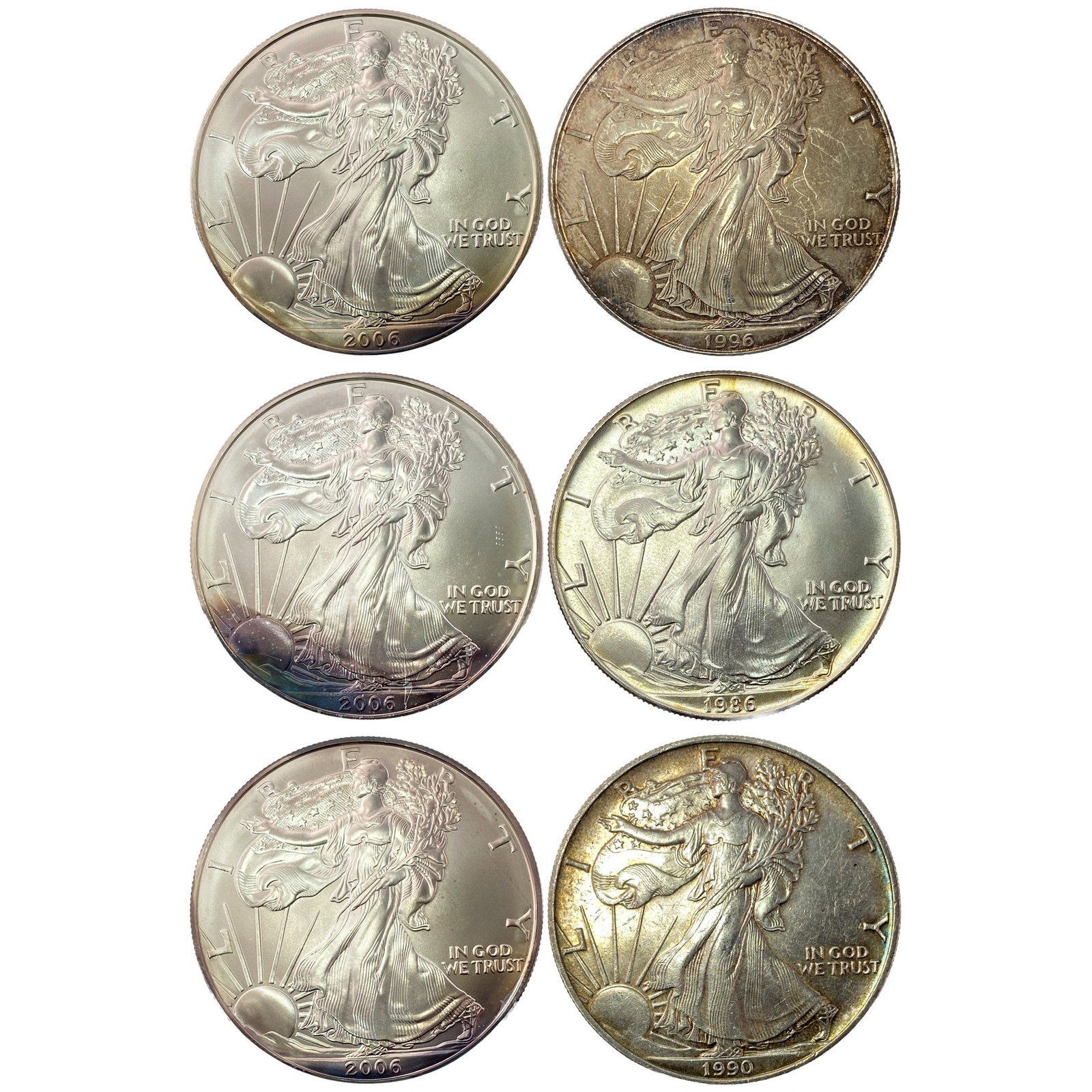 1986-2006 [6] American Silver Eagles: 1986-2006 [6] American Silver Eagles