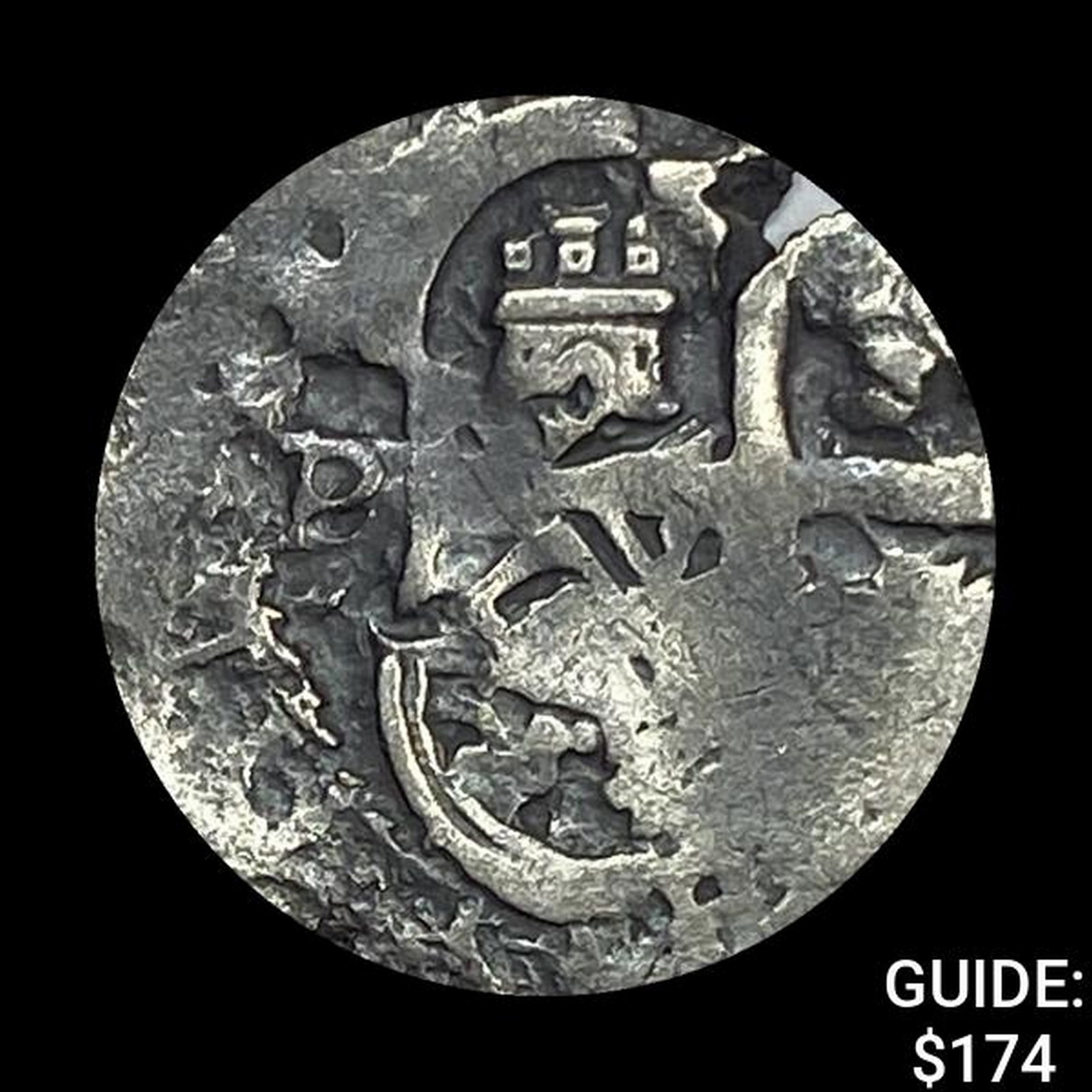 1500s-1600s Spanish Colonial Silver Cob NEARLY UNCIRCULATED: 1500s-1600s Spanish Colonial Silver Cob NEARLY UNCIRCULATED