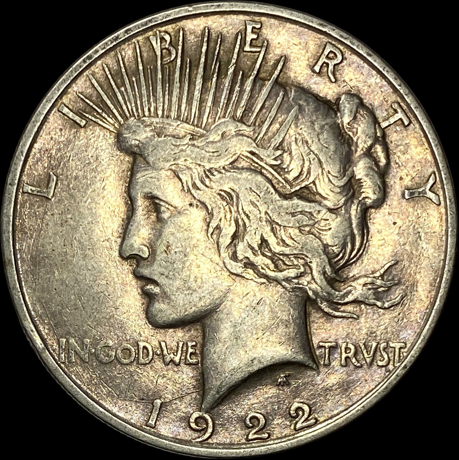 1922-D Silver Peace Dollar NEARLY UNCIRCULATED: 1922-D Silver Peace Dollar NEARLY UNCIRCULATED