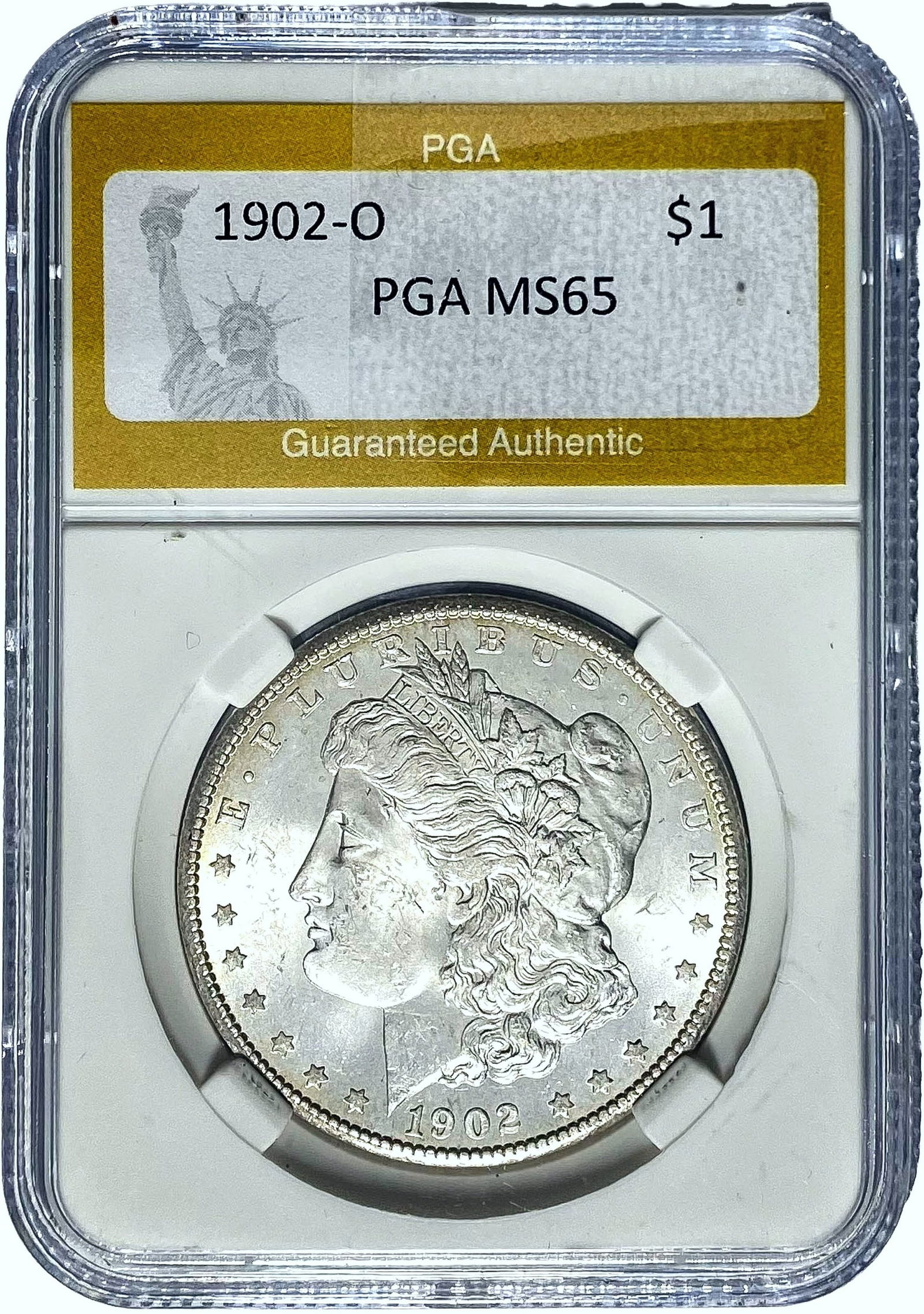 1902-O Morgan Silver Dollar PGA MS65 (1 of 2)