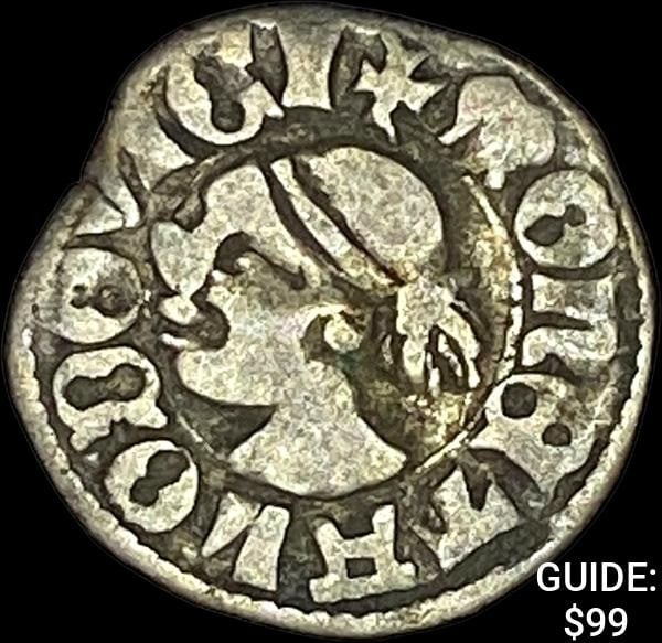 [1342-1382] Hungary Louis I Silver Denar NEARLY UNCIRCULATED (1 of 2)