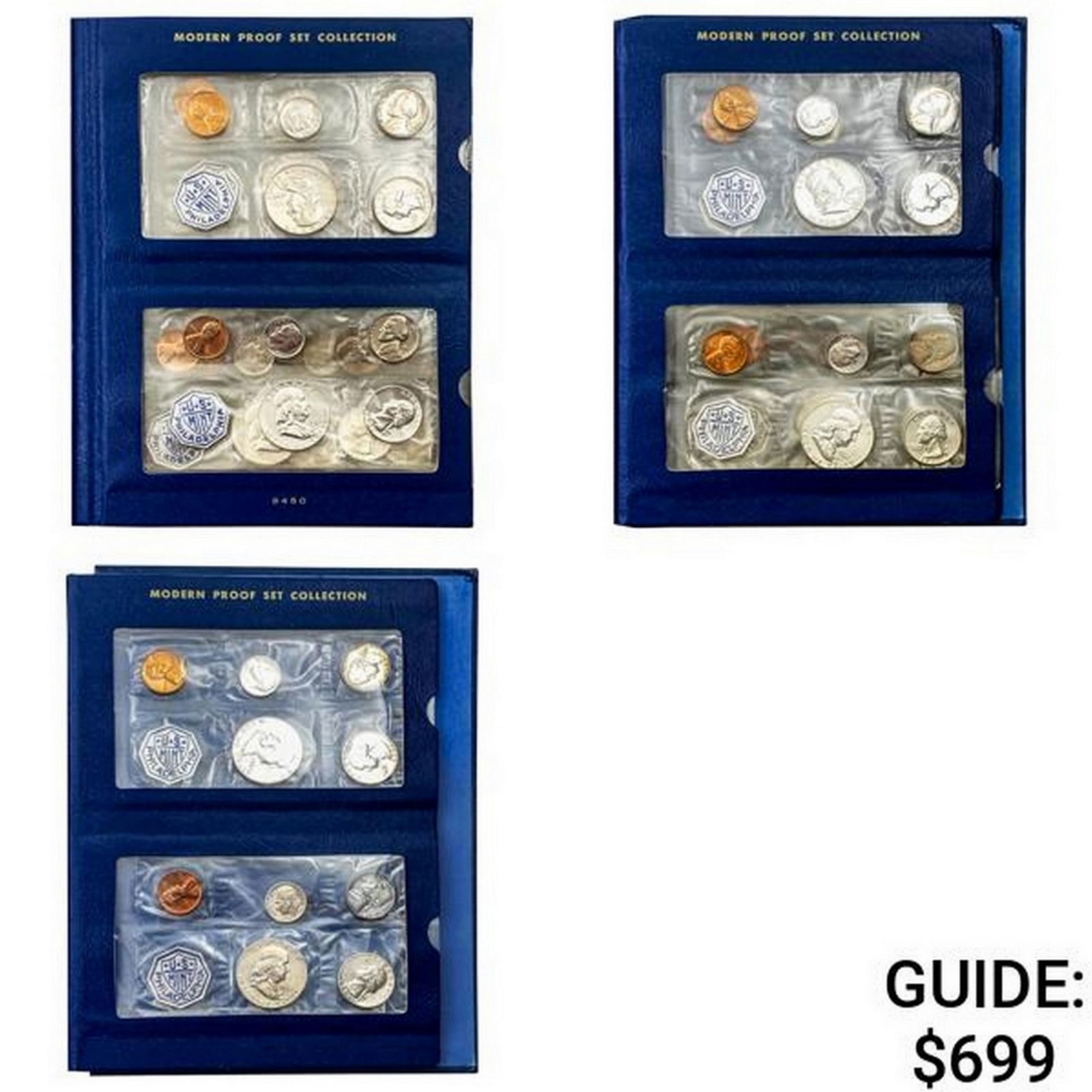 1956-1963 Modern Proof Set w/ Album 40 Coins (1 of 10)