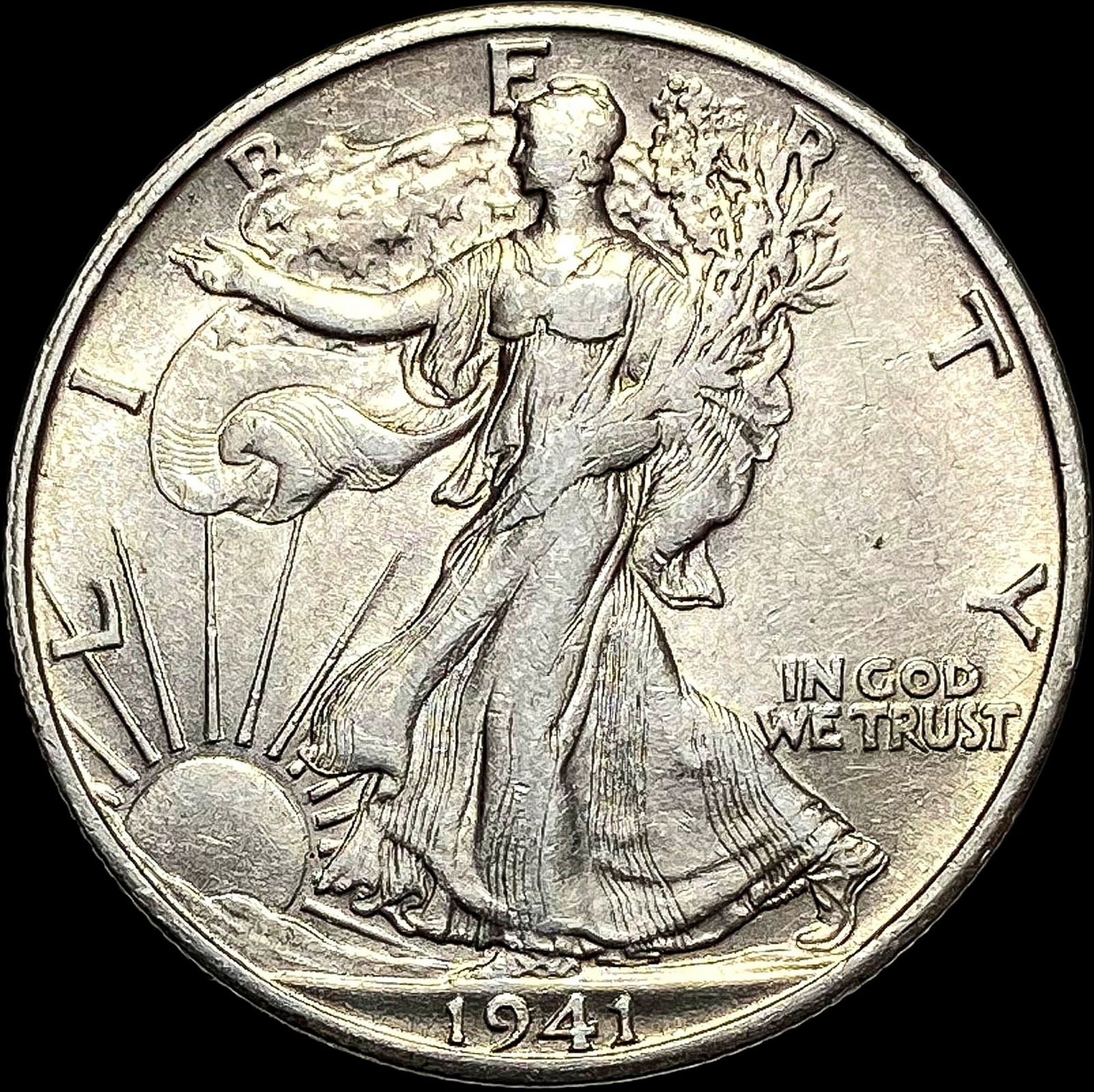 1941-S Silver Walking Liberty Half Dollar UNCIRCULATED (1 of 2)