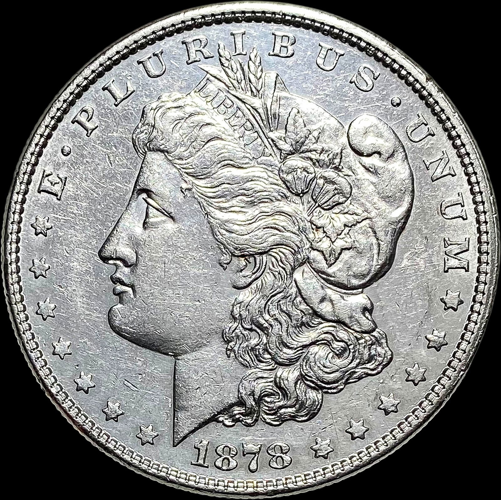 1878 Silver Morgan Dollar CLOSELY UNCIRCULATED (1 of 2)